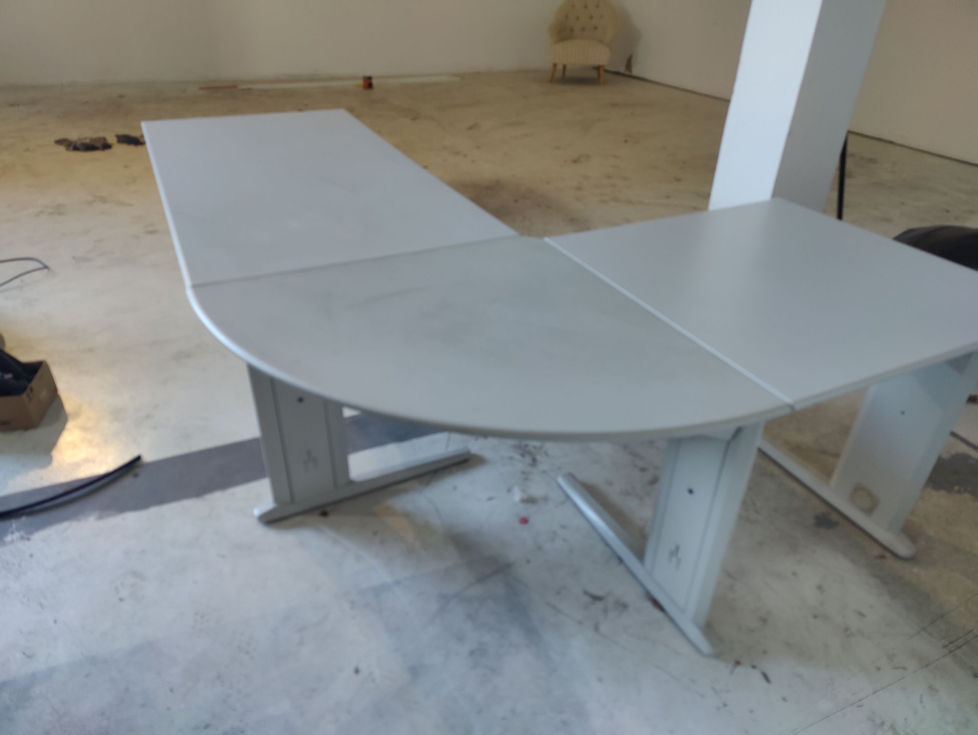 Secretaria com alonga aluminio