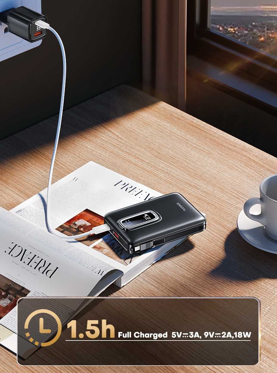 22.5W 10000mAh Magnético Magsafe Pomer Bank ( TUODES)