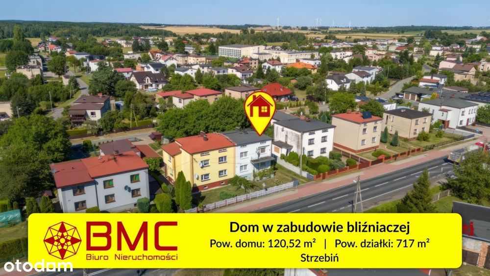 Strzebiń dom bliźniak do zamieszkania