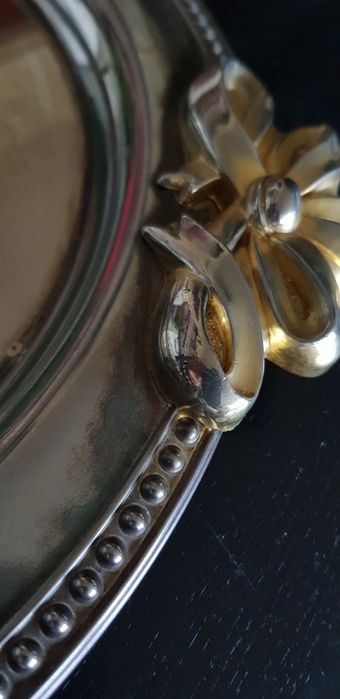 Taca okrągła Srebrna PRL