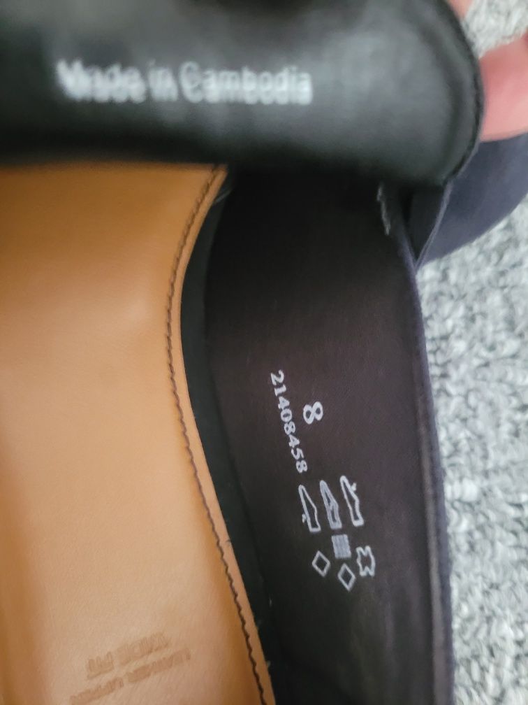 Макасини  туфлі чоловічі M&S, р 42 темносині