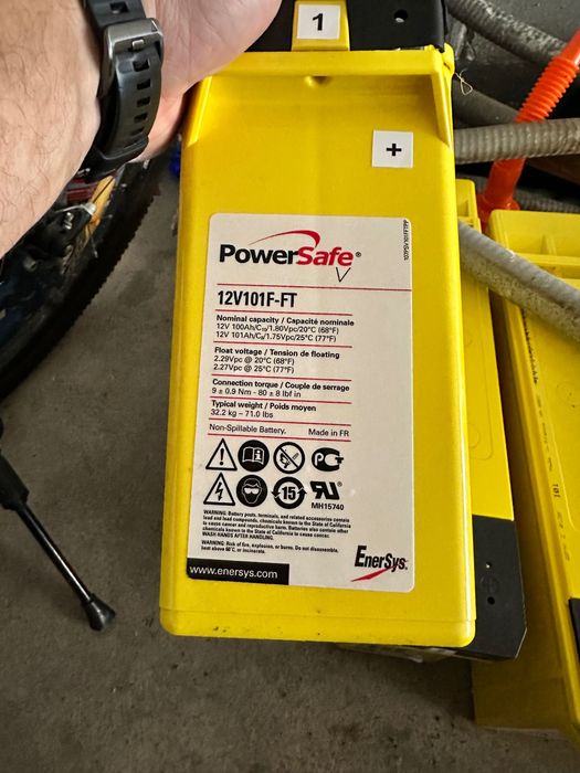 Акумулятори ENERSYS PowerSafe 12V 101F-FT