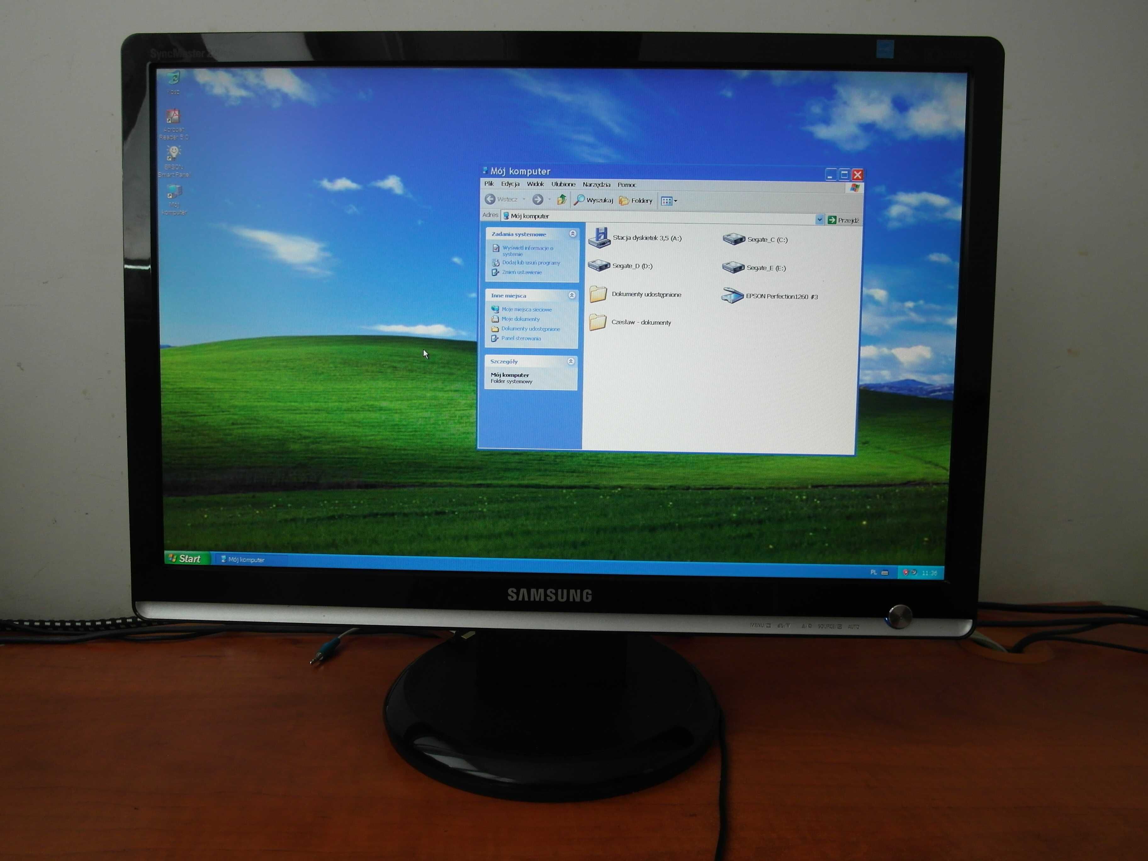 Samsung 226BW LS22MEWSFV/EDC GH22WS monitor LCD 22 cale do PC