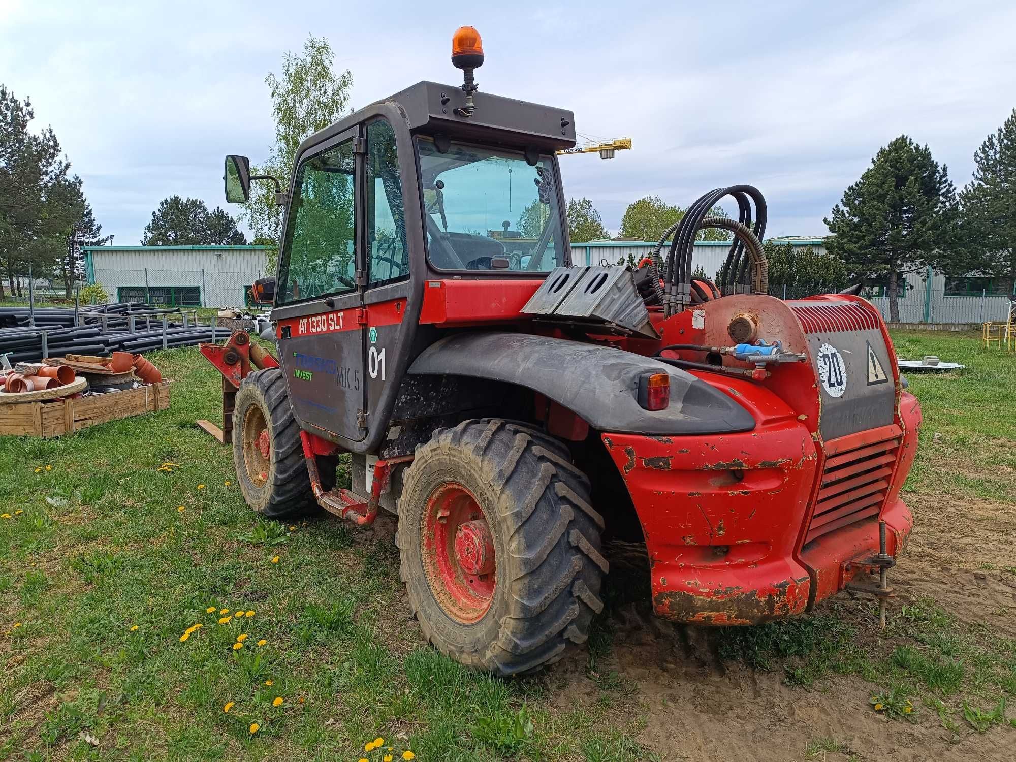 Manitou SRL AT 1330 SLT 2001 r, kosz, widły, łyżka
