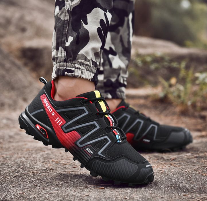 Adidasy trekingowe obuwie sportowe krosowe unisex jak salomon odblaski