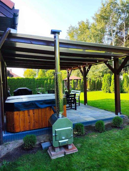 Jacuzzi 5osób balia basen bania goraca beczka całoroczne ogrodowe