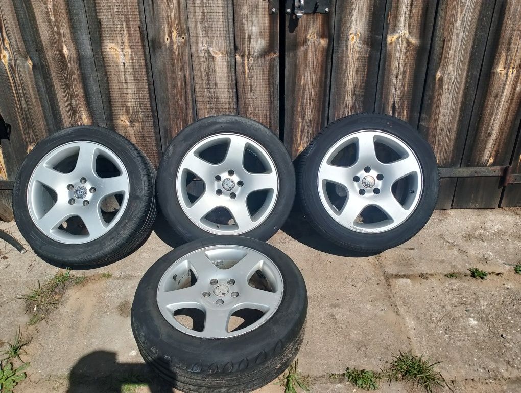 Alufelgi 5*112 17 opony letnie audi VW skoda