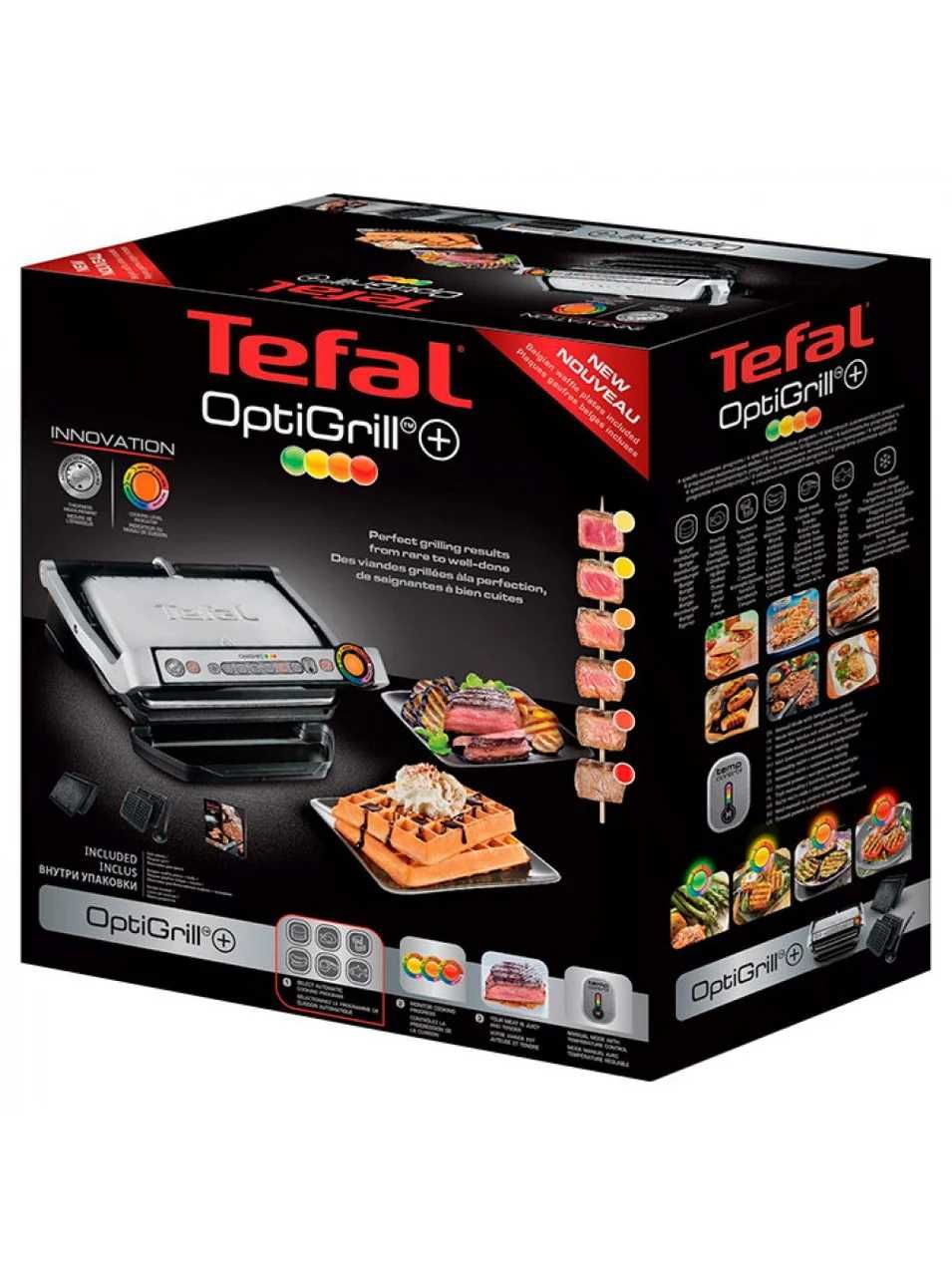 Гриль NEW 2023 TEFAL OptiGrill+ GC712D34 & GC714 ФОРМА & GC722 и GC724