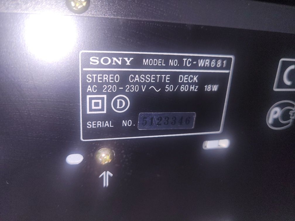 SONY TC-WR681 касетник магнитофон