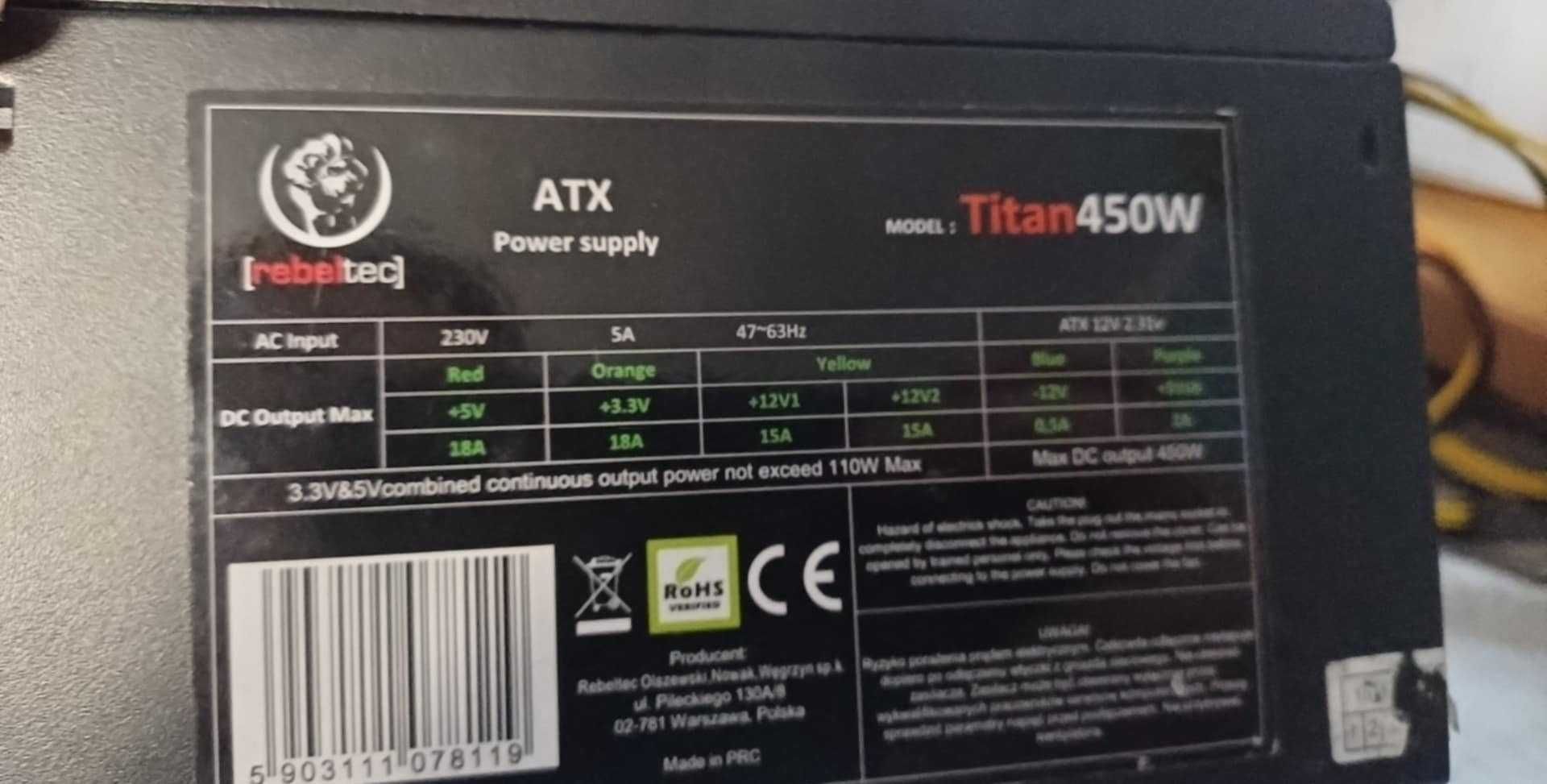 Sprzedam części do komputera Gigabyte GA G31M S2L +inne części