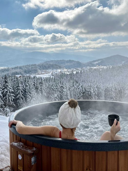 Zawoja I Domek z balią/jacuzzi i widokiem w górach - Ovis Homes