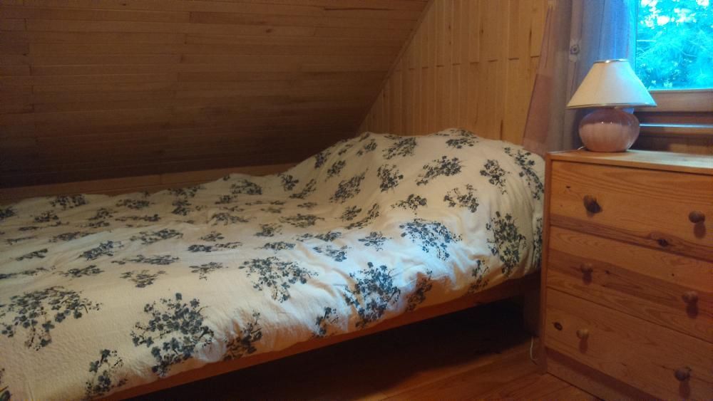 Klimatyczny domek drewniany nad jeziorem na Warmii