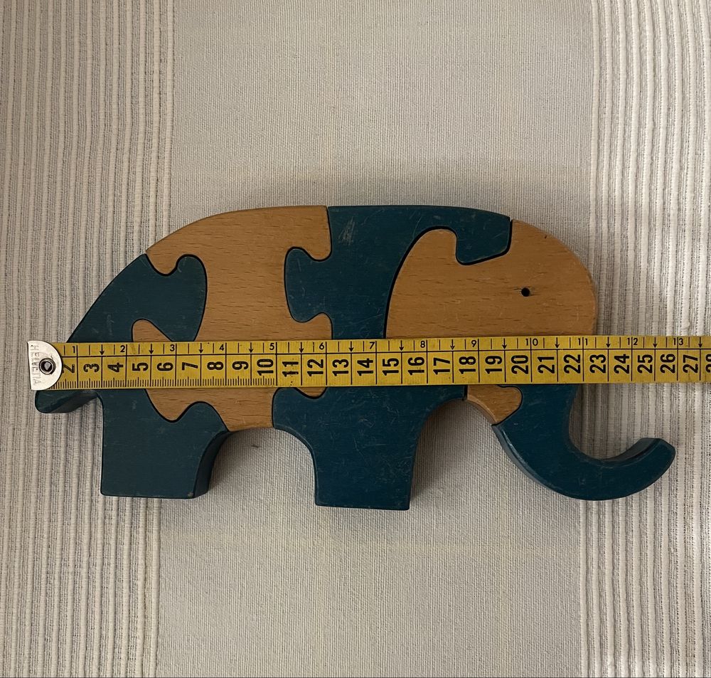 Puzzle Elefante em madeira