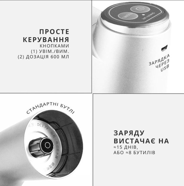 Автоматична електрична помпа для води Touch Intelligent