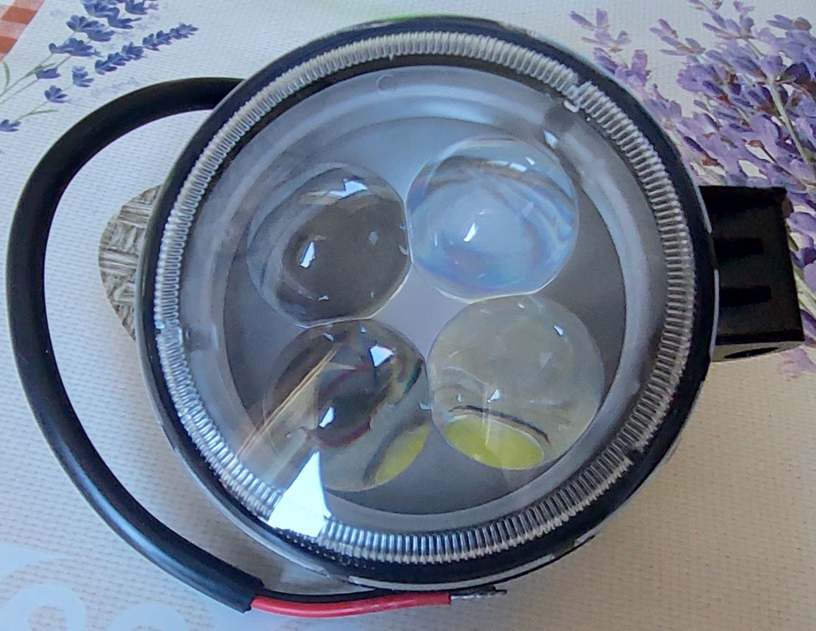 Фара LED кругла 12W, 4 лампи