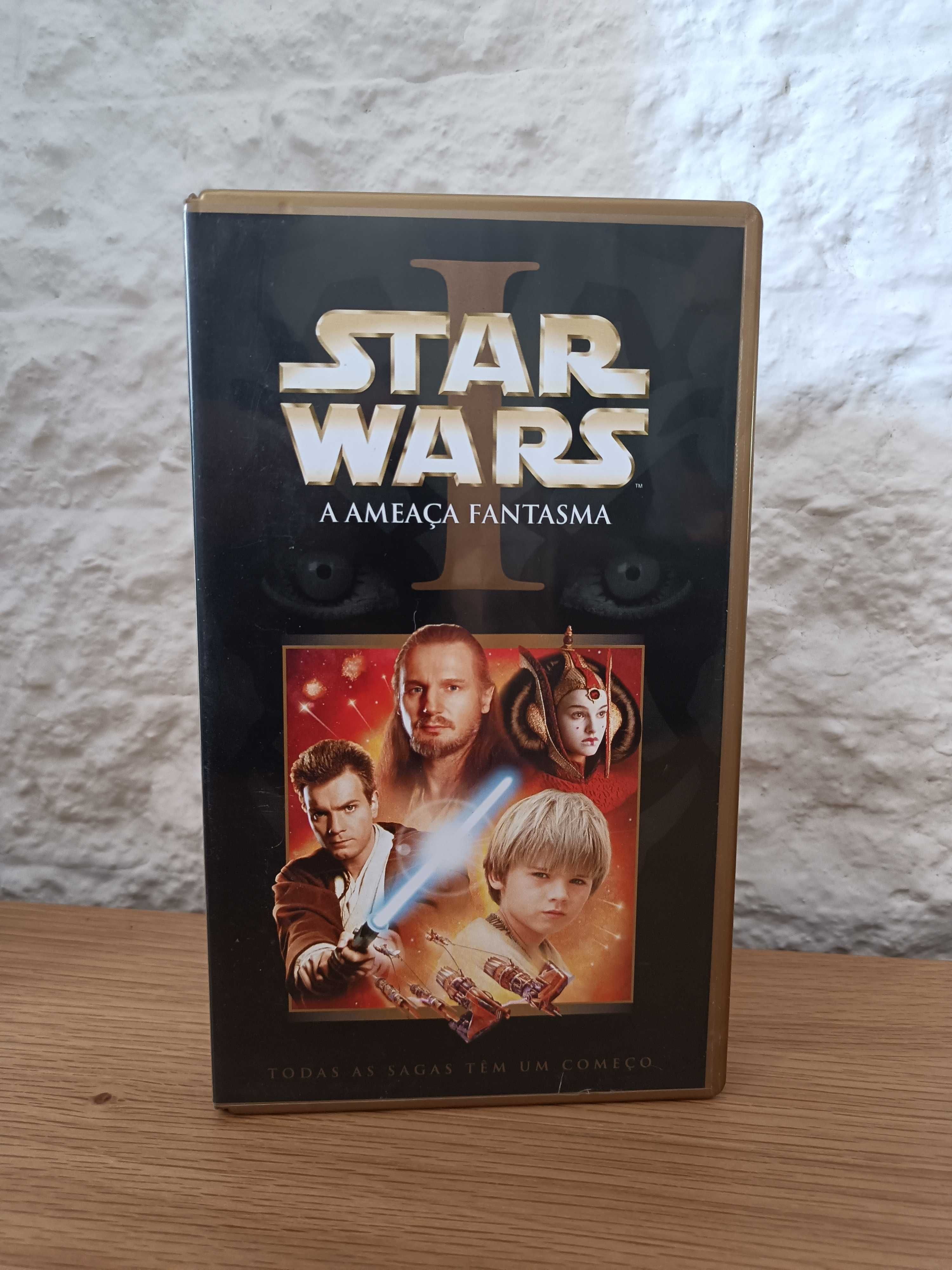 Filme VHS Star Wars Episodio 1 - A Ameça Fantasma