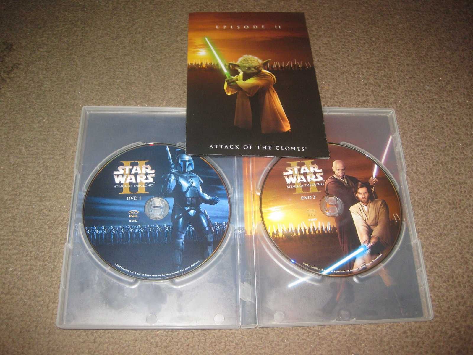 "Star Wars: Episódio II - Ataque dos Clones" 2 DVDs