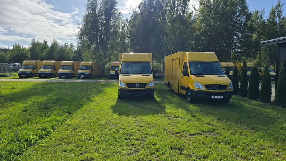 Mercedes-Benz SPRINTER 310CDI, KONTENER POCZTOWY DHL, EURO 5  MAX DŁUGI - 430cm,  03.07.2011, 1-wł, Serwisowany,