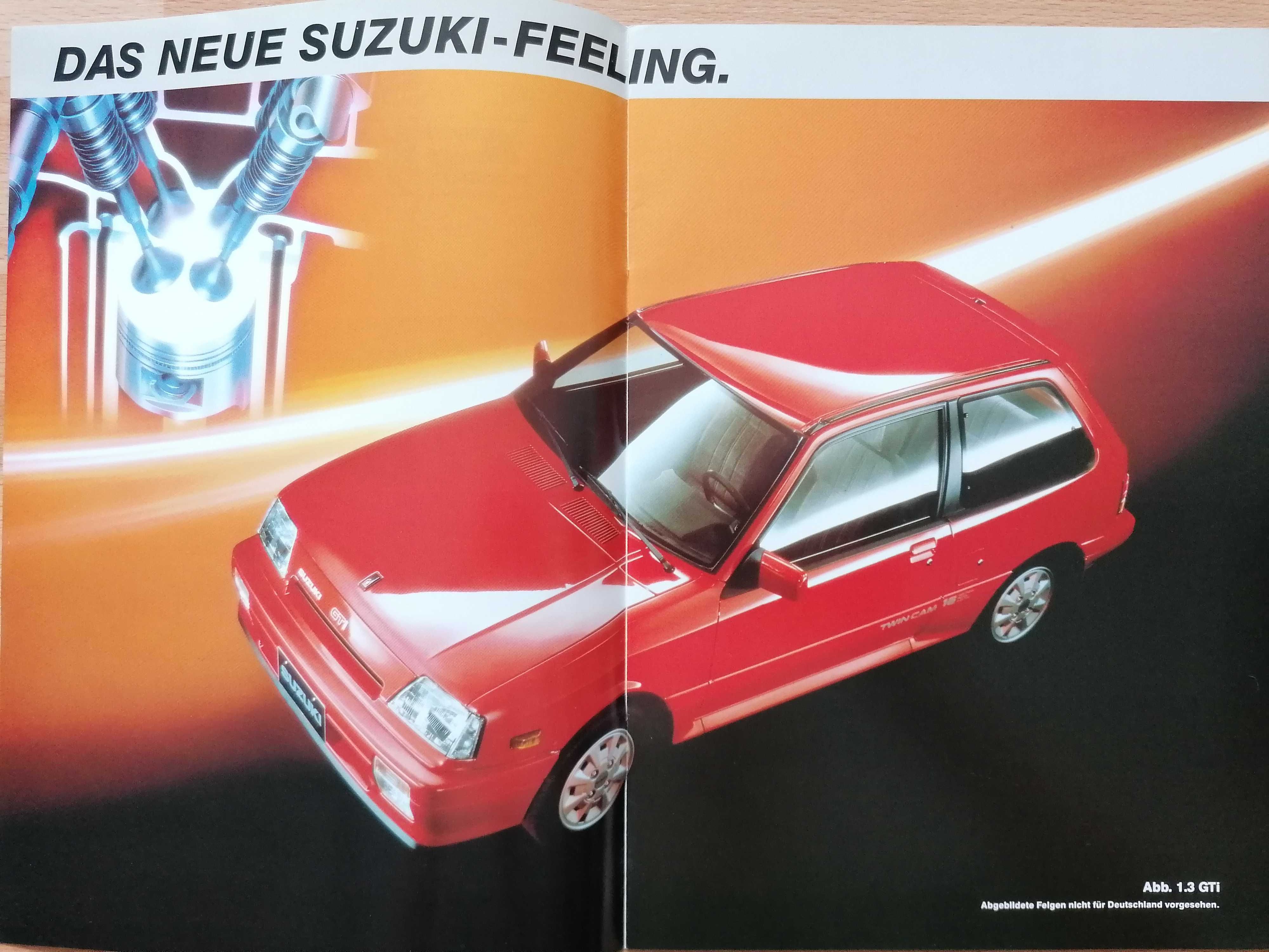 Prospekt Suzuki Swift 1,0 1,3 GA/GL/GLX/GXi/GTi