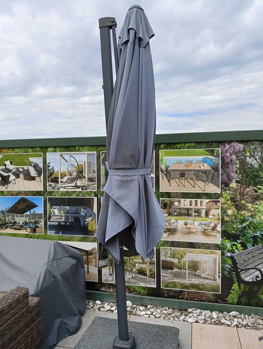 Parasol Ogrodowy Voyager T1 – 2,5 X 2,5m – Antracite EKSPOZYCJA