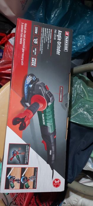 Szlifierka parkside PWS125 G6 1200w 125mm nowa zapakowana