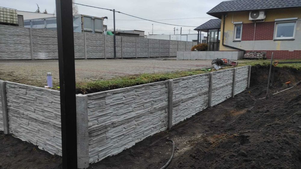 Ogrodzenia Betonowe/Palisadowe/Panelowe z MONTAŻEM Szybka Realizacja