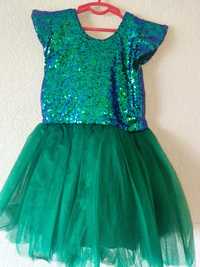 Сукня зелена для дівчинки