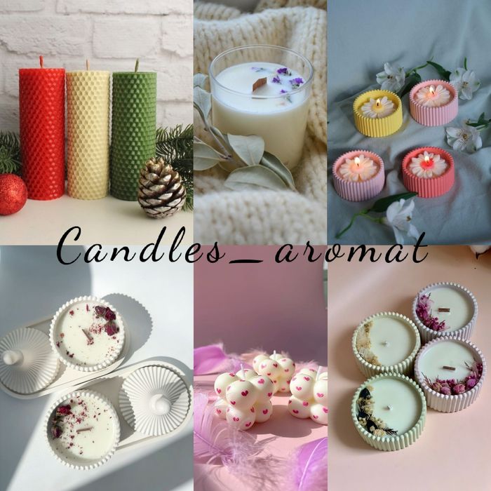 Свічки ручної роботи