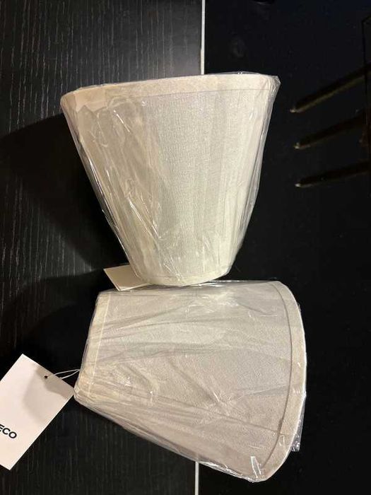 Abajur cinza claro - NOVOS