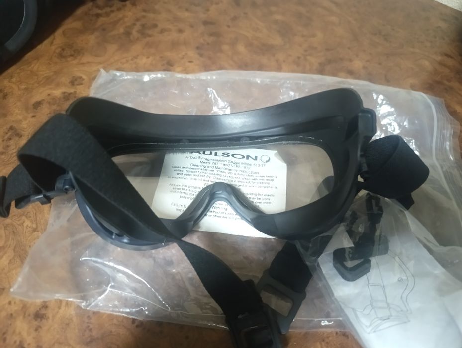 Тактичні протиосколкові окуляри USA Paulson 510 tf