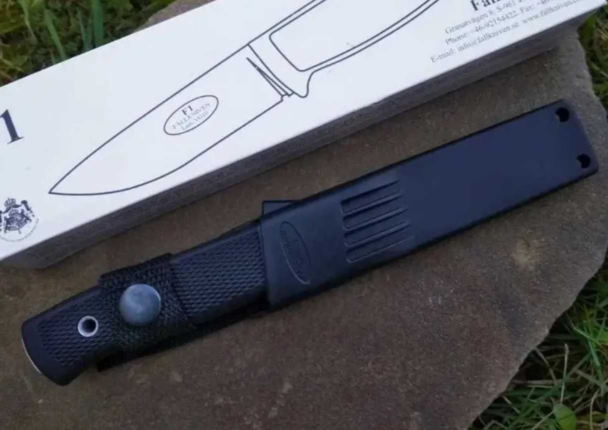 Нож ф1 21.5см із чохлом для побуту якісний міцний ніж Fallkniven f1