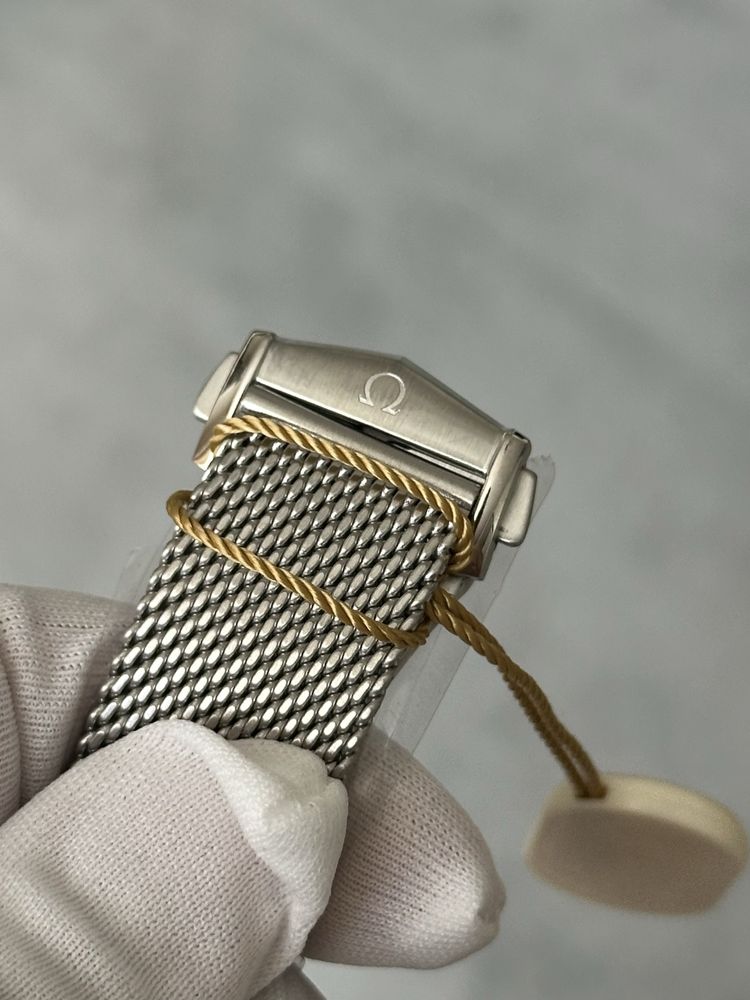 Чоловічий годинник Omega Seamaster. Мужские часы Омега миланская петля