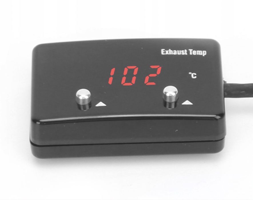 Miernik temperatury spalin samochodowych Czerwony