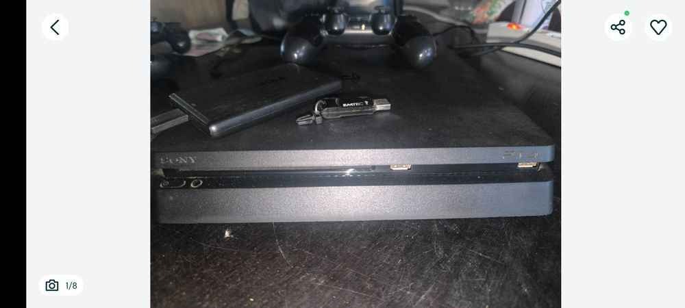 Konsola PlayStation 4 slim Gold Hen 9.0,  1 tb , dysk zewnętrzny 1 tb