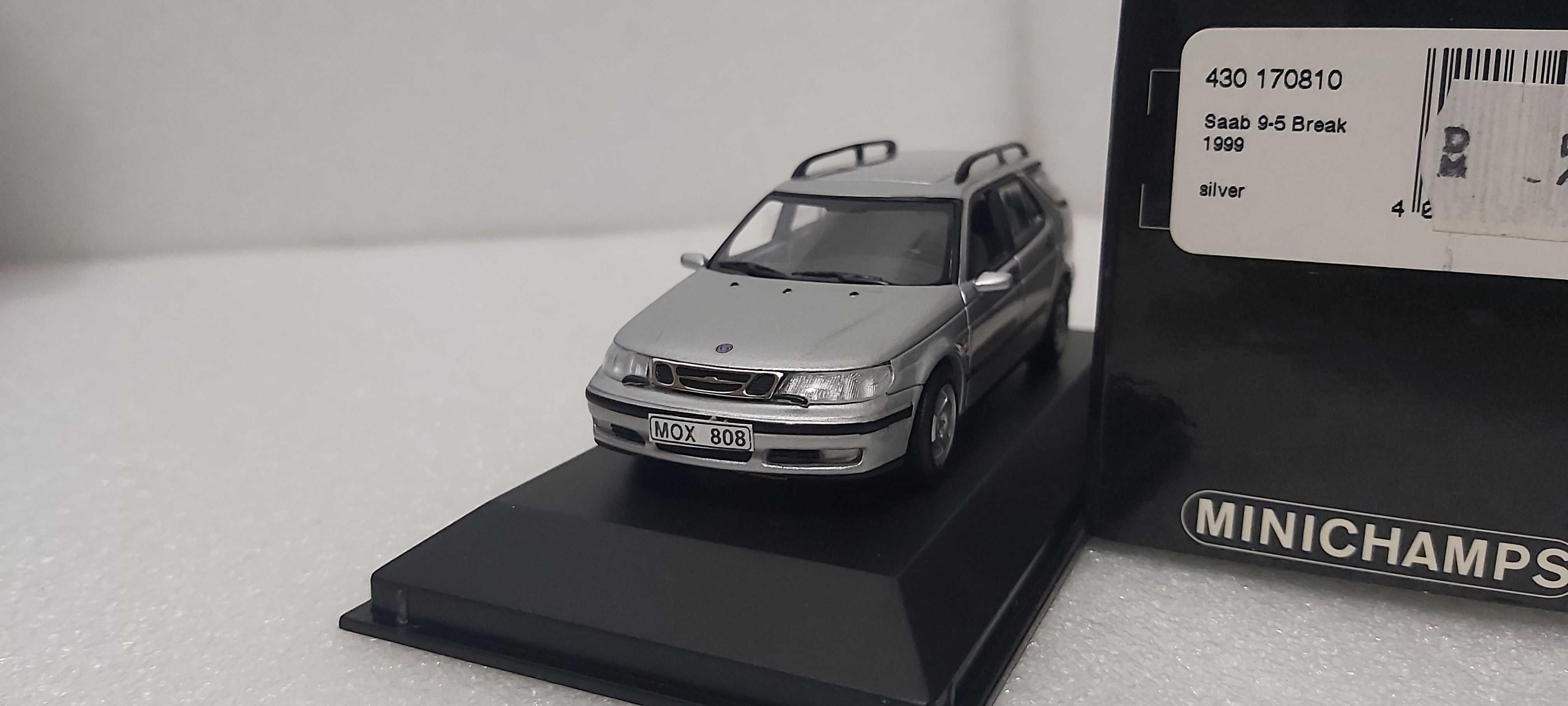 Miniatura Saab 9-5 Break 1999 1:43 Minichamps