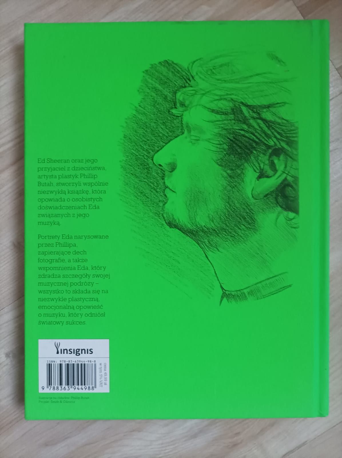 Książka Ed Sheeran graficzna podróż