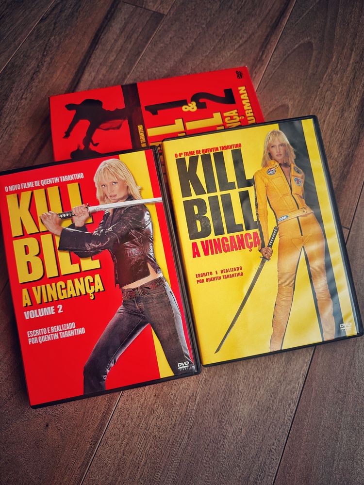 DVD box “Kill Bill” volume 1 e 2 (edição portuguesa)