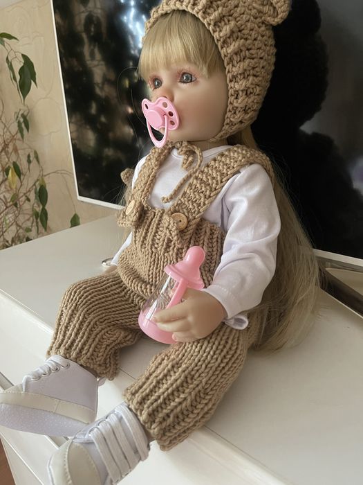 Лялька реборн вінілова, силіконова