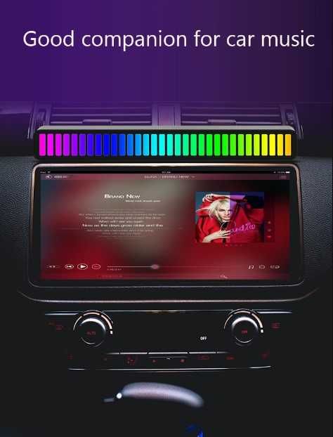 Музыкальный эквалайзер RGB
