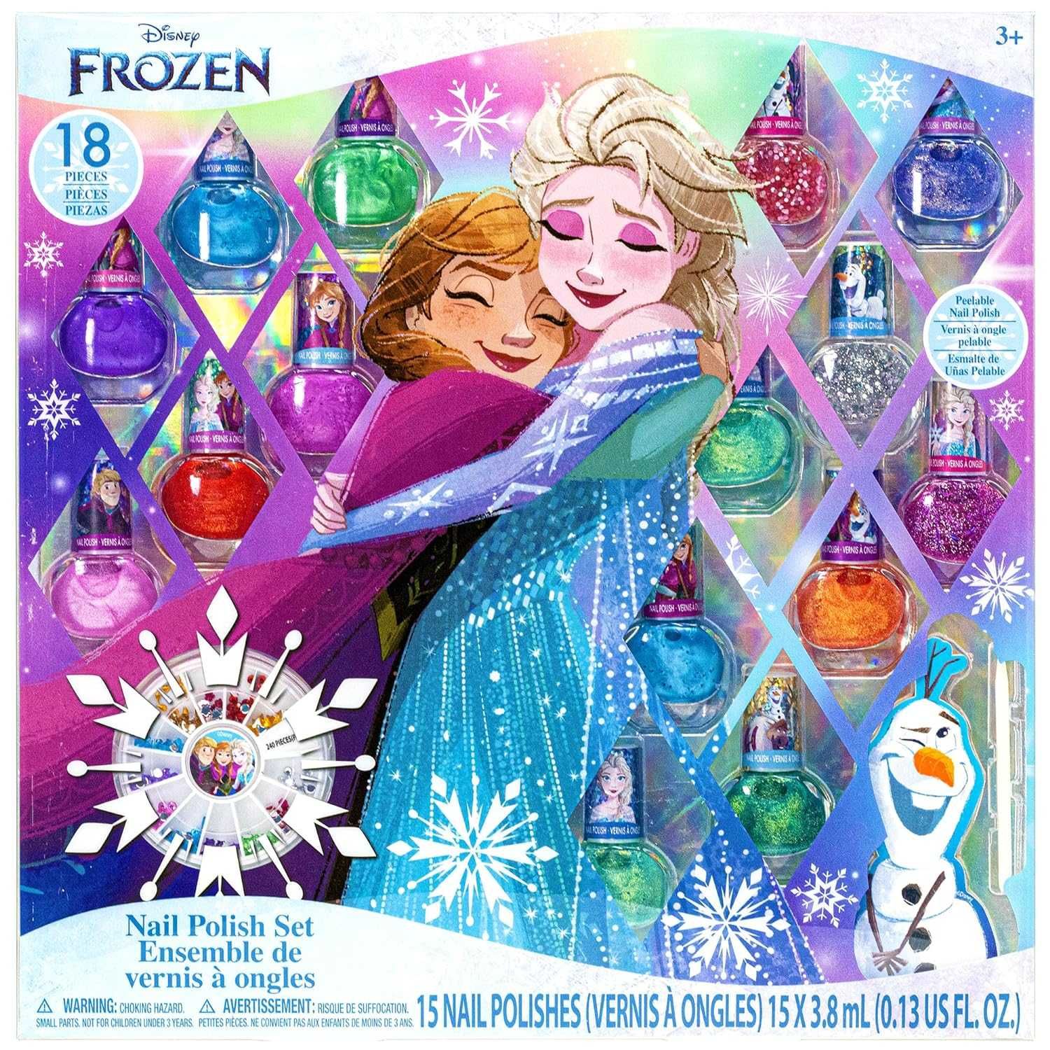 лаки для ногтей для девочки Холодное сердце с 3 лет Disney Frozen