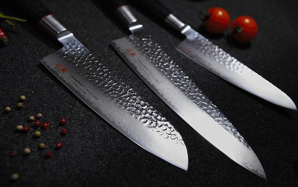 Zestaw noży Suncraft Senzo Classic z blokiem: [SZ-SET]