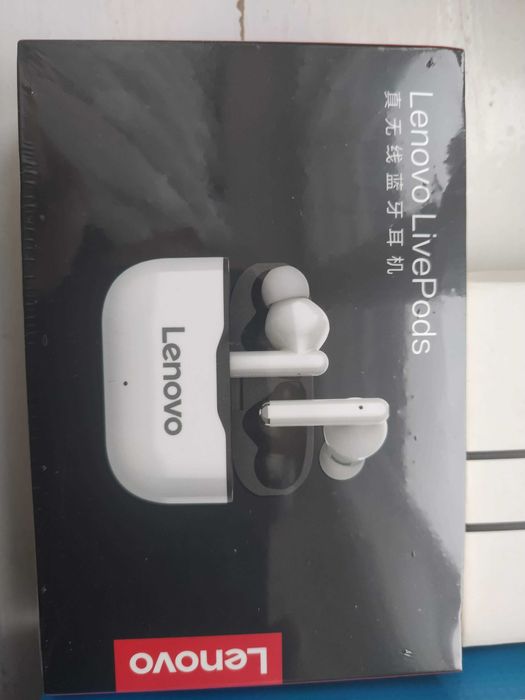 Наушники Lenovo LivePods Нові Оригінал навушники блютуз