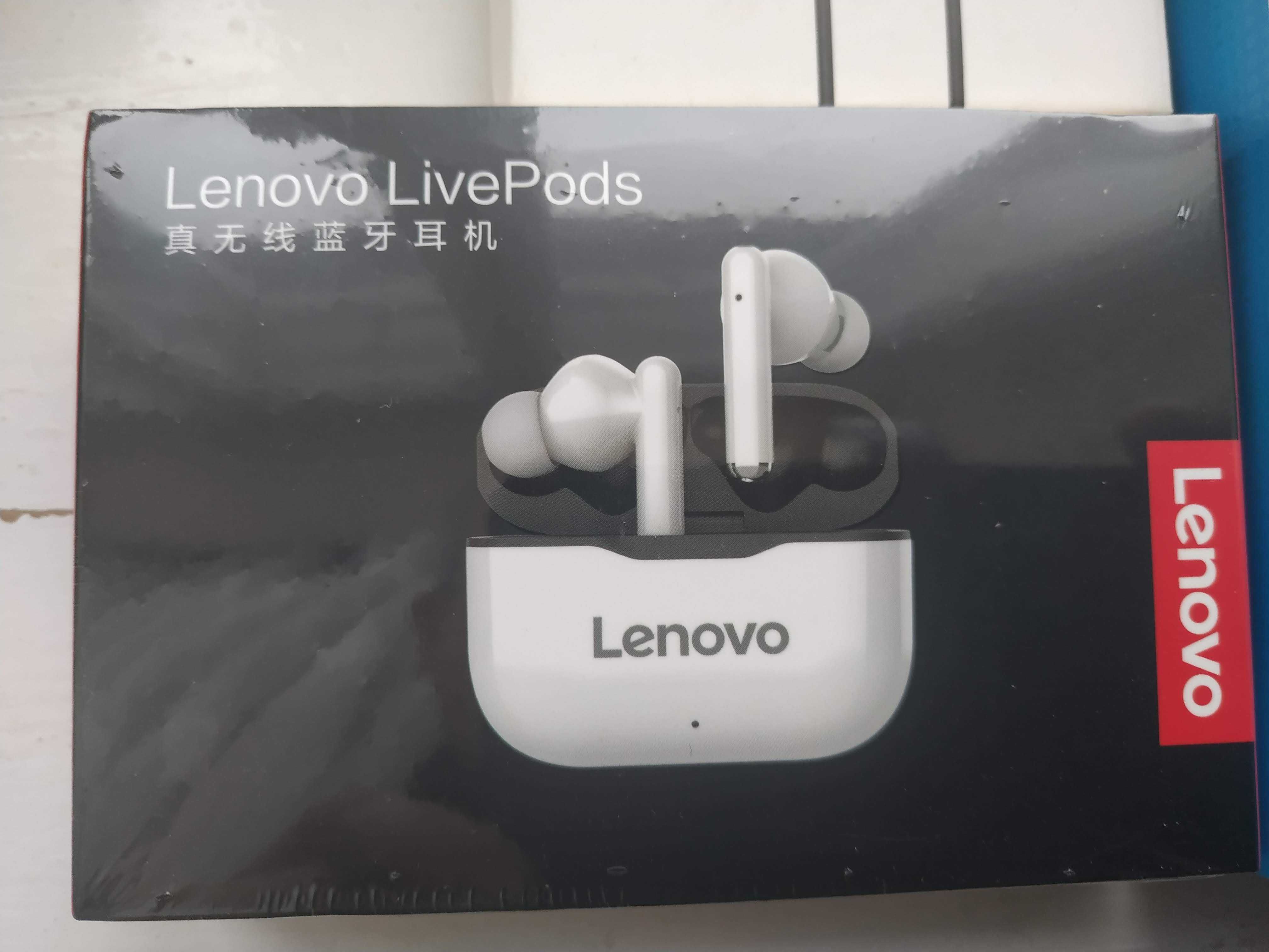 Наушники Lenovo LivePods Нові Оригінал навушники блютуз