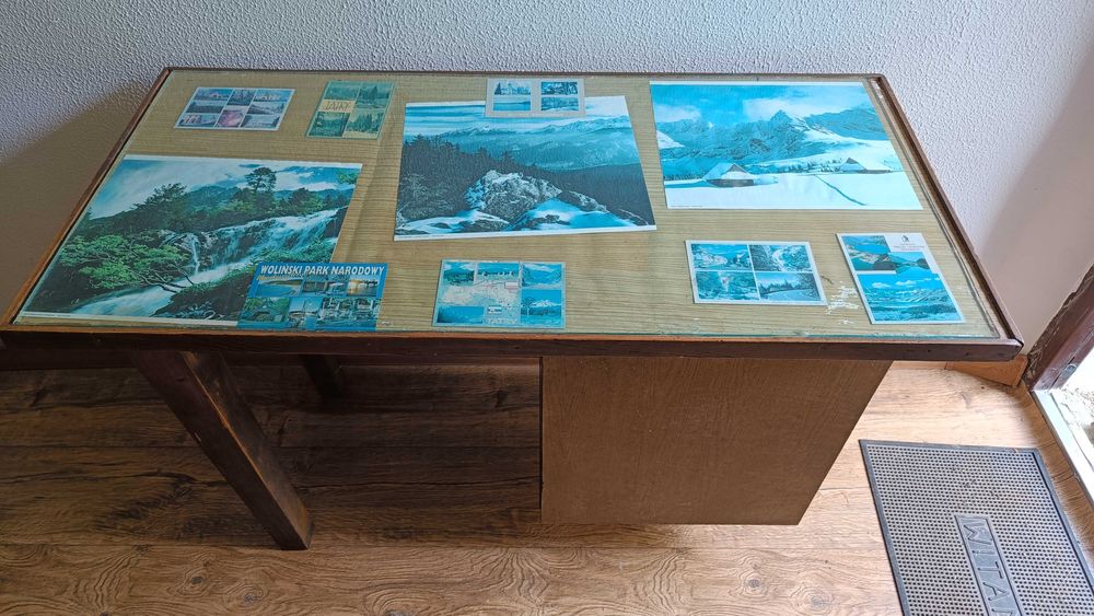 Szkło, wymiary ok 50 x 110 cm