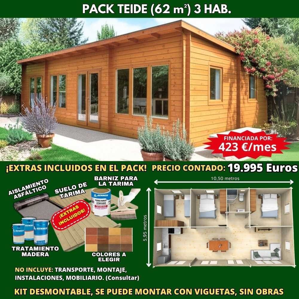 BUNGALOWS PARA CAMPISMO OU TURISMO RURAL T0/T1/T2/T3