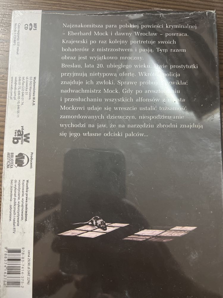 DvD DŻUMA W BRESLAU marek krajewski