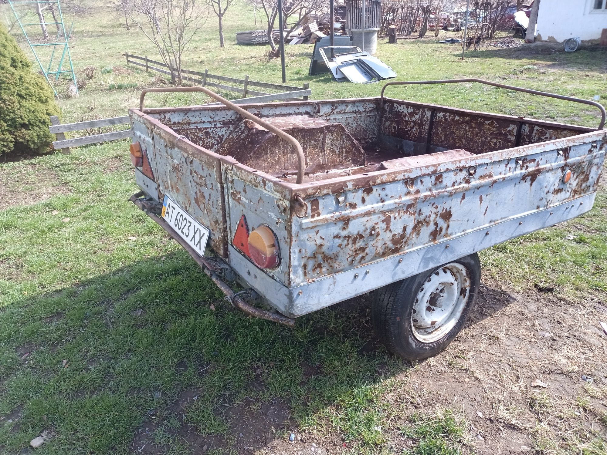 Прицеп легковий з документами причіп до авто на рейсорах