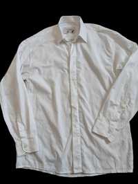 Нарядна біла сорочка casa moda, рубашка с длинным рукавом
