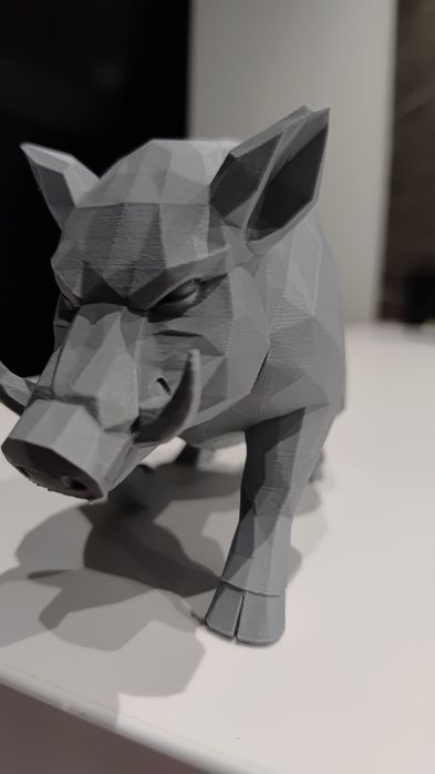 Dzik figurka  wydruk 3d Figura
