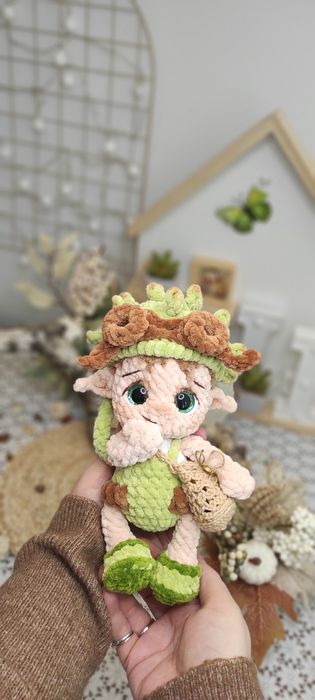 Kasztan, jesienny elf, Kasztanek zabawka , pluszowy mis